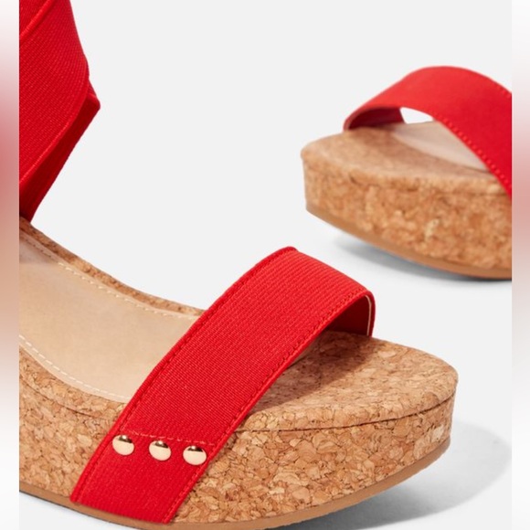 Good Times Only Strap Wedge Sz 9 - Picture 5 of 15